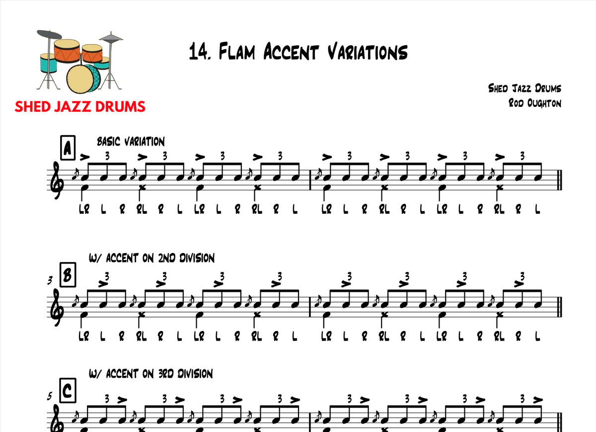 14. Can You Play All 9 Flam Accent Variations?