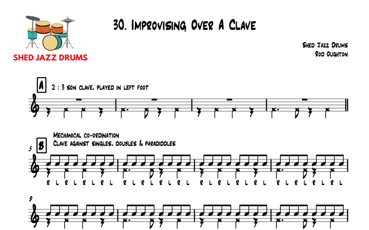 30. How To Improvise Over A Cuban Clavé