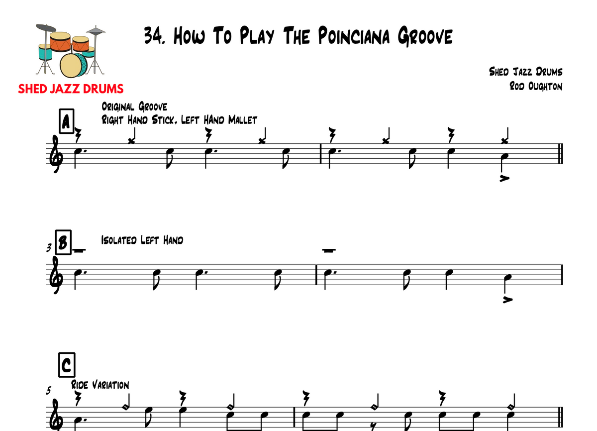 34. How To Play The Poinciana Groove