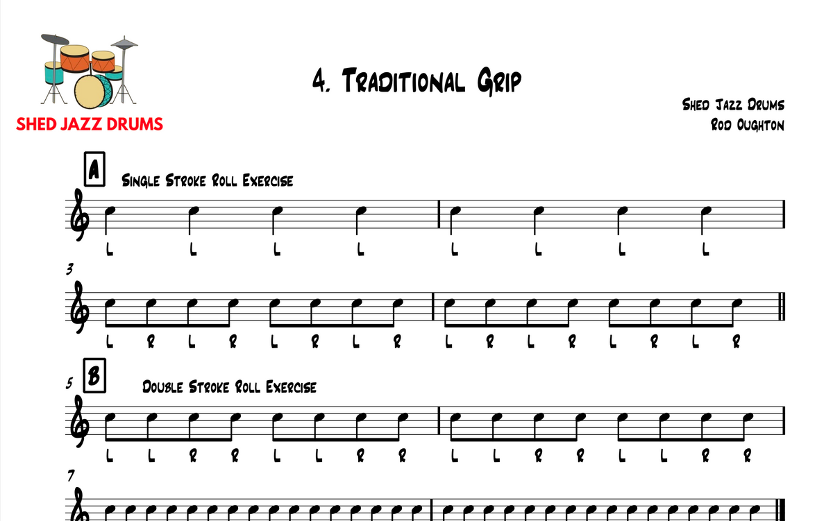 4. Traditional Grip