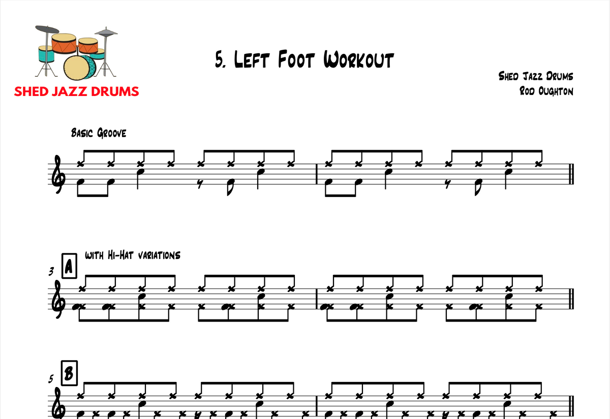 5. Left Foot Workout