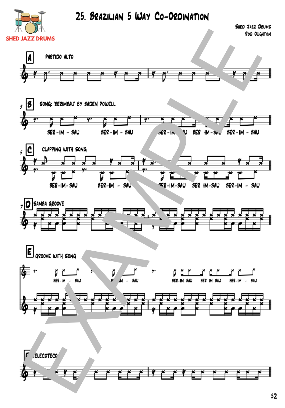 Shed Jazz Drums Vol. 1      [Digital Download]